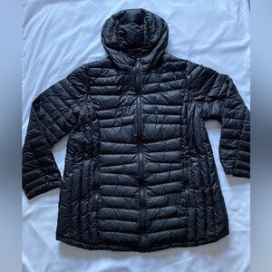 Active Zone Black Packable Hooded Puffer Jacket - Women